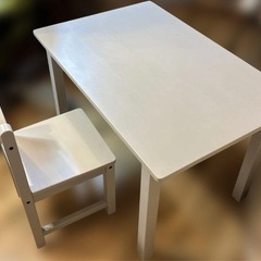 IKEA SUNDVIK キッズテーブル＆椅子セットの画像
