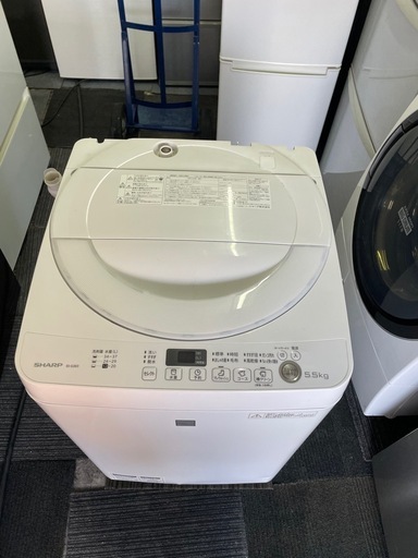 北九州市内配送無料　保証付き SHARP/シャープ洗濯機 ES-G5E3-KW 洗濯容量5､5kg SHARP/シャープ洗濯機 ES-G5E3-KW 2016年製 | 株式会社ライツ