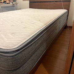 【引取り】N-sleep Hard2-CR セミダブル スプリングマットレスの画像