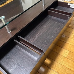 ガラステーブル（中古品）の画像