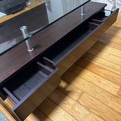 ガラステーブル（中古品）の画像