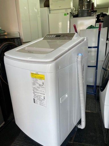 北九州市内配送無料　保証付き パナソニックNA-FD80H7-N 縦型洗濯乾燥機 シャンパン [洗濯8.0kg /乾燥4.5kg /ヒ