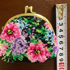 Lecott ルコット　コインケース　小銭入れ　日本製　花柄の画像