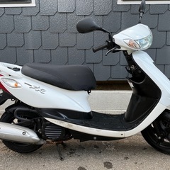 ヤマハ JOG SA39J ZR FI EVO2、走行可能、4ストローク、パールホワイト、中古。の画像