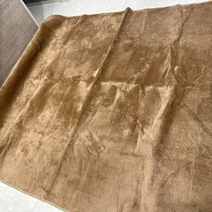【美品】200×250cm 洗えるラグマット ブラウン 3畳 床暖房対応 防ダニ 滑り止め付きの画像