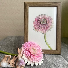 『ガーベラ姫の歌』一点物/原画/額付の画像