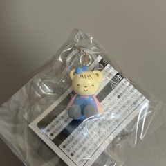 【新品未使用】ファミリア カプセルトイ ガチャガチャ デニムバッグ　目印チャームの画像