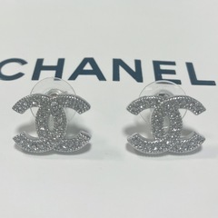 CHANEL シャネル　ピアス　ココマーク　シルバー　ミニ　正規品　新品未使用の画像