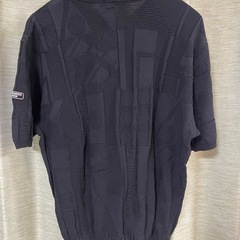 ハーディエイミス HARDY AMIES SPORT 半袖ニットメンズ Lサイズの画像