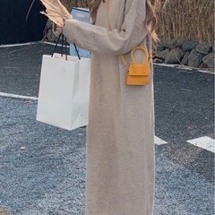 ニットワンピース　Lの画像