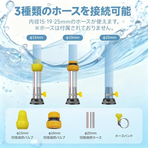 水中ポンプ バッテリー式 12m揚程 排水ポンプ マキタ18V互換バッテリー対応