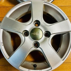 13インチ　アルミホイール４枚セット　 PCD100の画像