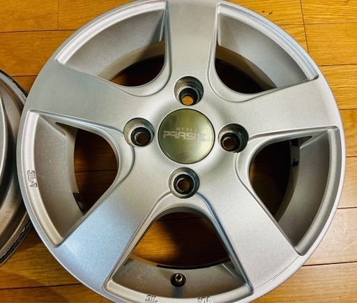 13インチ　アルミホイール４枚セット　 PCD100