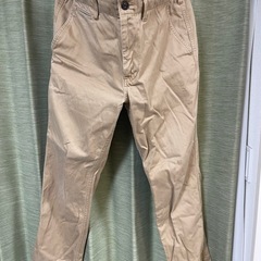 ジーユー GU チノパン メンズ 85サイズ ベージュ スラックスの画像