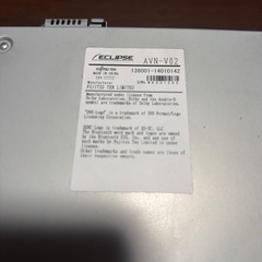 エクリプス  カーナビ AVN-V02の画像