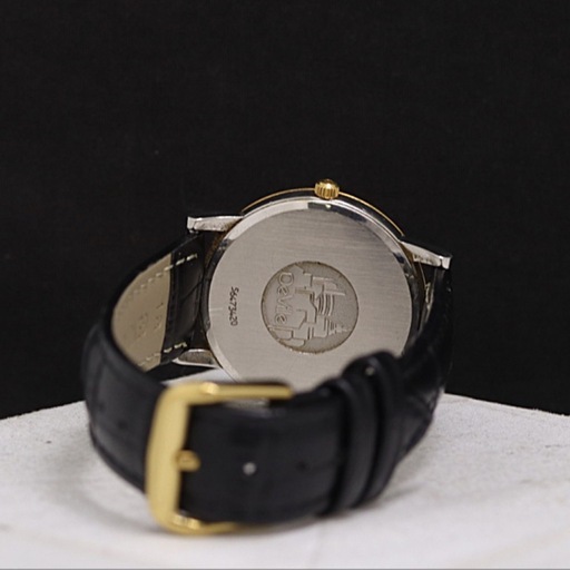良品 オメガ デビル プレステージ OMEGA Deville 
56473420 QZ ゴールド文字盤 メンズ腕時計 