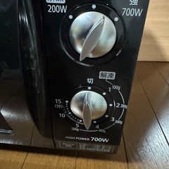 IRIS OHYAMA 単機能　電子レンジ 黒　アイリスオーヤマの画像