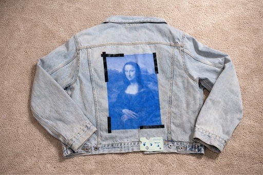 off-white denim jacket XL オフホワイト