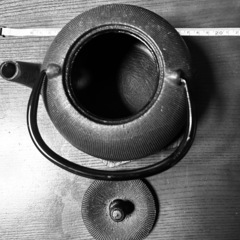 鉄瓶新品未使用。大きめサイズの画像