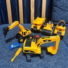 工事車両　ミニカー　知育玩具の画像