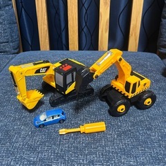 工事車両　ミニカー　知育玩具の画像