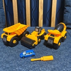 工事車両　ミニカー　知育玩具の画像