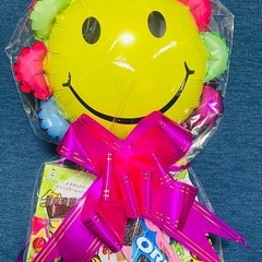 卒業式、卒園式　レイ　バルーンお菓子セット　の画像