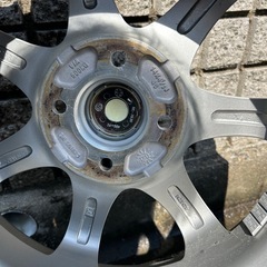 14インチ アルミホイール 4本 スタッドレスタイヤ付きの画像