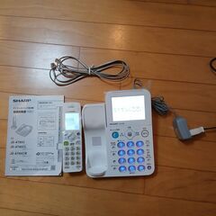 デジタルコードレス電話機 SHARP JD-AT85C ※手渡しの画像