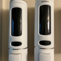 PREMM シャンプーディスペンサー マグネット 壁掛け 380ml x 2の画像