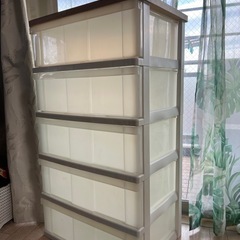 5段 ワイドチェストタンスの画像