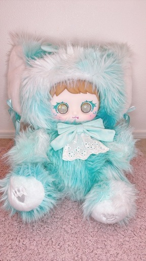Yunni  ぬいぐるみ with you 600% 水色　ゾウ　象ベイビースリー　 LuckyDeerNay nommi