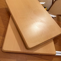折りたたみテーブル2個セットの画像
