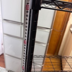 🌈スチールラック　ブラックの画像