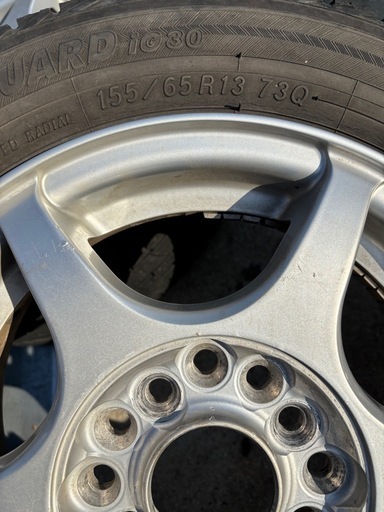 アルミホイール155/65 R13タヤー