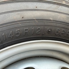 【お取引決定しました】【超お買い得】軽トラ軽バンに ホイールセット済み国産9分山夏タイヤ   　の画像