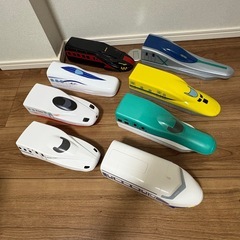 新幹線　電車　お弁当箱　8個セットの画像