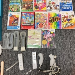 Wii本体＋ソフト多数＋太鼓の達人セット（動作確認済み）の画像