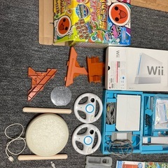 Wii本体＋ソフト多数＋太鼓の達人セット（動作確認済み）の画像