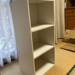 カラーボックス白の画像