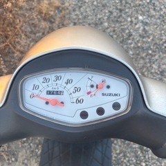 レッツ4 ジャンク　不動車　鍵書類ありの画像