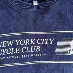 キッズ トレーナー ネイビー 120サイズの画像