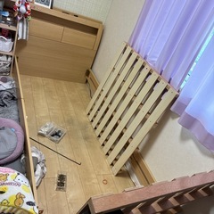 受付3月いっぱい。ニトリシングルベッドの画像