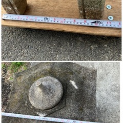 【中古】石灯篭　玄関口がオシャレに　照明入れてさらにアップ↑の画像