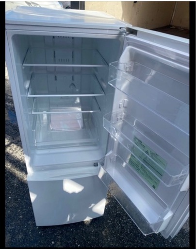 NO B590?福岡市内配送設置無料✨?GR-R15BS-W 冷蔵庫 BSシリーズ セミマットホワイト [153L /2ドア /右開き