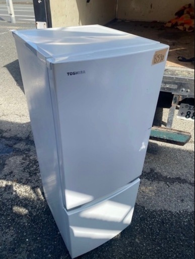 NO B590?福岡市内配送設置無料✨?GR-R15BS-W 冷蔵庫 BSシリーズ セミマットホワイト [153L /2ドア /右開き