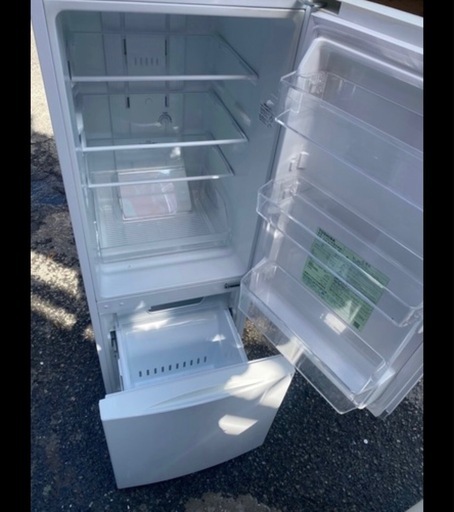 NO B590?福岡市内配送設置無料✨?GR-R15BS-W 冷蔵庫 BSシリーズ セミマットホワイト [153L /2ドア /右開き