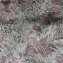 美品】カーテン　ピンク花柄×2枚②の画像