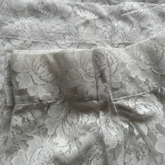 美品】レースカーテン　花柄×1枚の画像