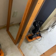 鏡(姿見)二枚セットの画像